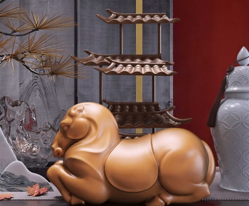 New Chinese Style Sculpture-ID:409830097