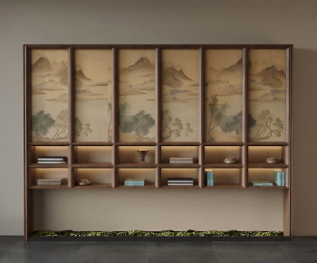 New Chinese Style Decorative Cabinet-ID:288516046