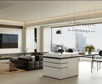 Modern A Living Room-ID:597174882