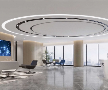 Modern Office Reception Desk-ID:302213916