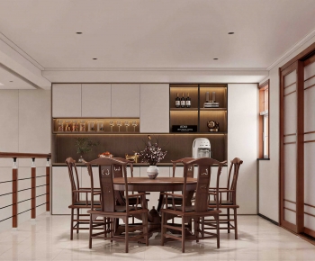 New Chinese Style Dining Room-ID:431732899