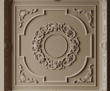 French Style Suspended Ceiling-ID:460473069