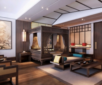 Chinese Style Bedroom-ID:654061086