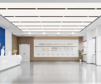 Modern Office Reception Desk-ID:551625975