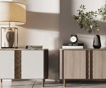 New Chinese Style Side Cabinet-ID:204322108