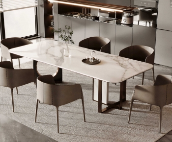 Modern Dining Table And Chairs-ID:238184935
