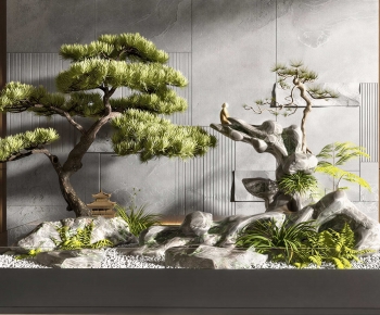 New Chinese Style Plant Landscaping-ID:151611096