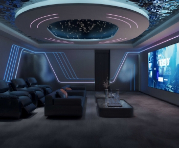 Modern Audiovisual Room-ID:799129967