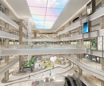 Modern Shopping Mall-ID:390553959