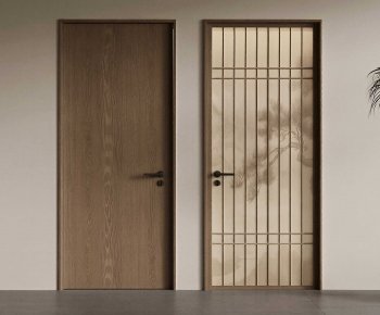 New Chinese Style Single Door-ID:102539112
