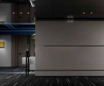 Modern Office Reception Desk-ID:873977902