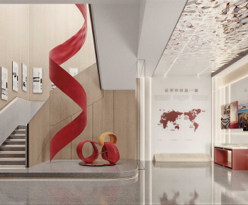 Modern Exhibition Hall-ID:429601916