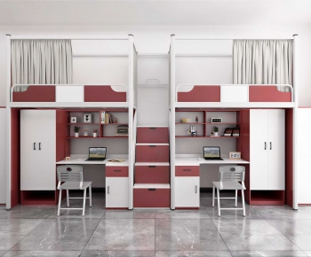 Modern Bunk Bed-ID:148735056