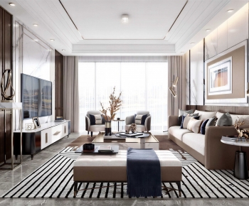 Modern A Living Room-ID:267240051