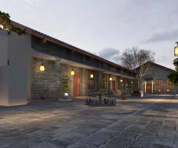 New Chinese Style Courtyard/landscape-ID:838397981