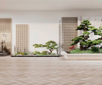 New Chinese Style Plant Landscaping-ID:819123988