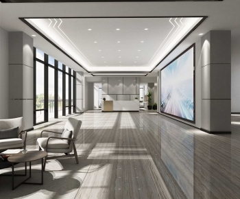 Modern Office Reception Desk-ID:370206127