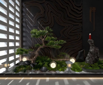 New Chinese Style Plant Landscaping-ID:250320462