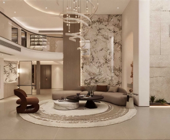 Modern A Living Room-ID:493657112