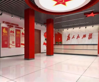 Modern Exhibition Hall-ID:659348016