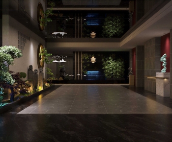 New Chinese Style Lobby Hall-ID:584937105