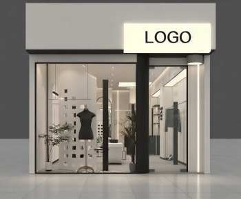 Modern Facade Element-ID:817984104