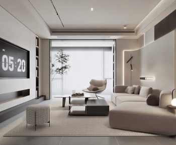 Modern A Living Room-ID:607070921