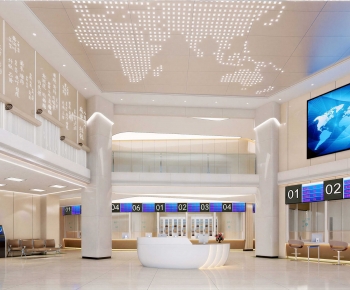 Modern Hospital Hall-ID:104320018