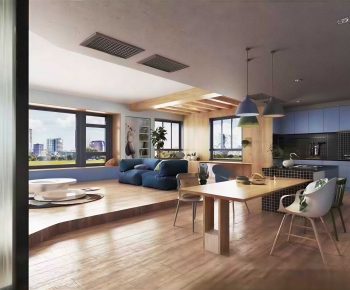 Nordic Style A Living Room-ID:966558937