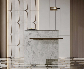 Modern Reception Desk-ID:879550021