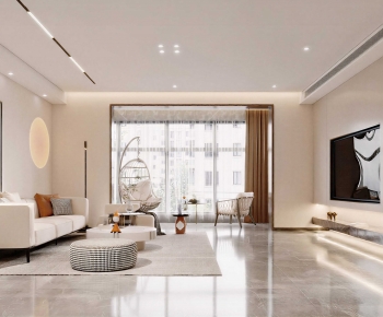 Modern A Living Room-ID:263617046