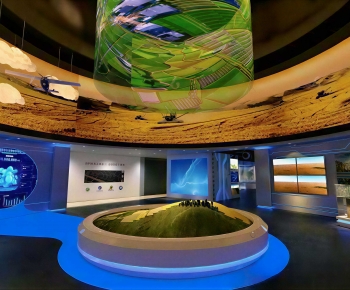 Modern Exhibition Hall-ID:208219055