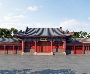 Chinese Style Ancient Architectural Buildings-ID:261684899