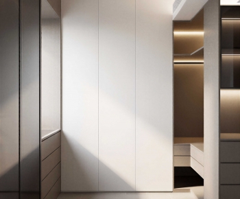 Modern Clothes Storage Area-ID:966197972