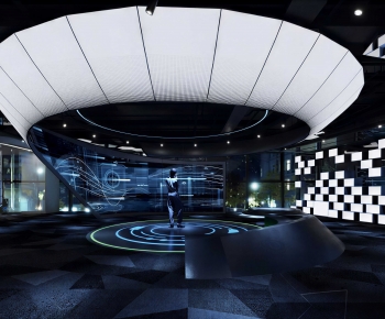 Modern Exhibition Hall-ID:451097019