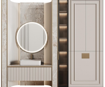 Modern Bathroom Cabinet-ID:627517946