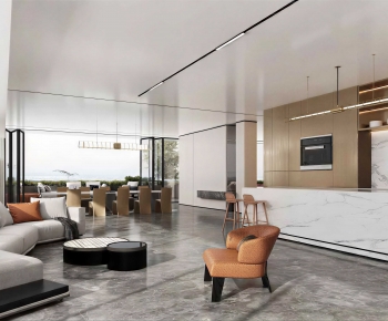 Modern A Living Room-ID:650779965