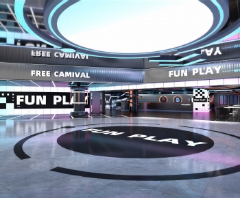 Modern Exhibition Hall-ID:198438889