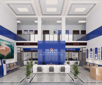 Modern Office Reception Desk-ID:386570931