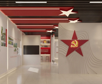 New Chinese Style Exhibition Hall-ID:208846096