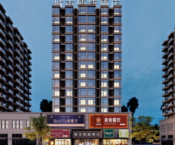 Modern Appearance Of Commercial Building-ID:878179071