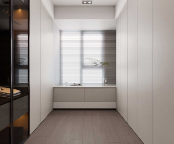 Modern Clothes Storage Area-ID:461849938