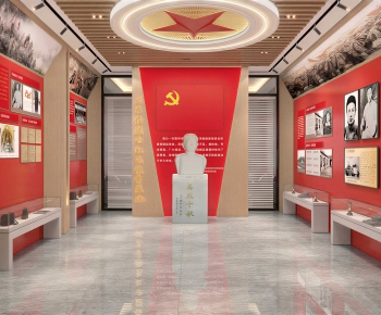 Modern Exhibition Hall-ID:728049342