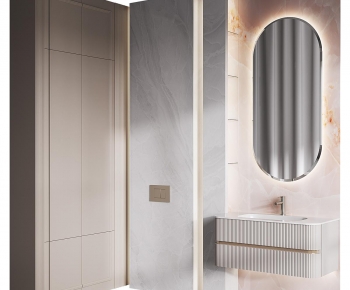 Modern Bathroom Cabinet-ID:550383097