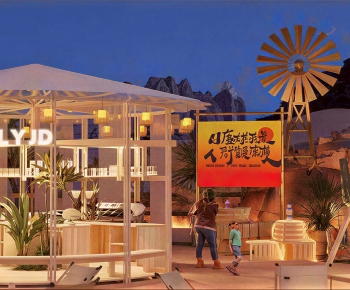 Modern Park Landscape-ID:671165945