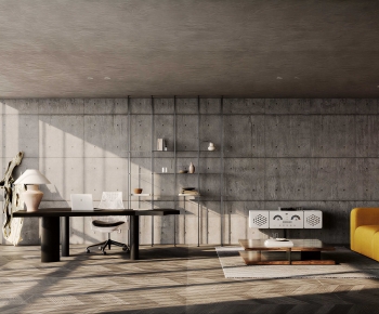 Industrial Style Study Space-ID:214903125