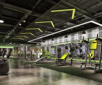 Industrial Style Gym-ID:508460048