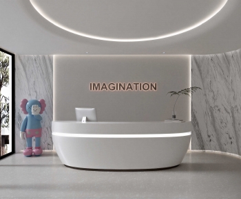 Modern Office Reception Desk-ID:175859967