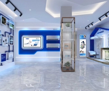 Modern Exhibition Hall-ID:281078888