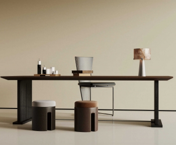 Modern Computer Desk And Chair-ID:656395918